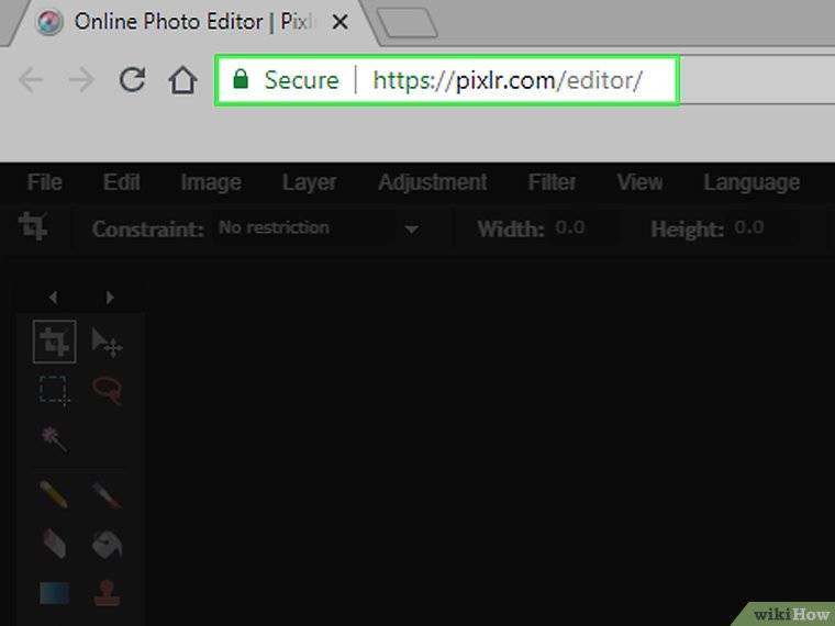 Pixlr - نحوه اضافه کردن یک پس زمینه سیاه به یک تصویر با استفاده از Pixlr